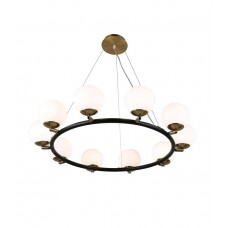 Подвесная люстра Lumina Deco Modica LDP 6032-10 BK+MD Подвесная люстра Lumina Deco Modica LDP 6032-10 BK+MD