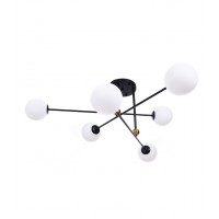 Подвесной светильник Lumina Deco Bersago LDP 8030-6 BK+WT Подвесной светильник Lumina Deco Bersago LDP 8030-6 BK+WT