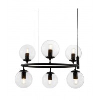 Подвесной светильник Lumina Deco Ceredo LDP 6034-6 RND BK Подвесной светильник Lumina Deco Ceredo LDP 6034-6 RND BK