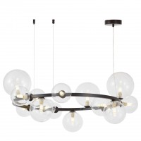 Подвесной светильник Lumina Deco LDP 7033-15 BK+CL Подвесной светильник Lumina Deco LDP 7033-15 BK+CL