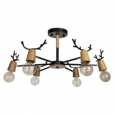 10024/6 Black Люстра на штанге LOFT IT Sven