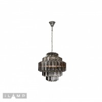 Подвесная люстра iLamp Destiny MD0267-7A CHROME+SMOKY GRAY Подвесная люстра iLamp Destiny MD0267-7A CHROME+SMOKY GRAY