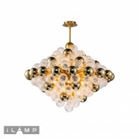 Подвесная люстра iLamp Rockfeller 100D-18 Matt Bronze Подвесная люстра iLamp Rockfeller 100D-18 Matt Bronze