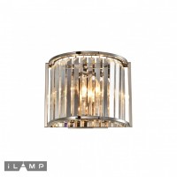 Настенный светильник iLamp QEENS W2553-2 NICKEL Настенный светильник iLamp QEENS W2553-2 NICKEL
