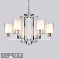 Светильник подвесной iLamp King RM6201-6 CR+CL Светильник подвесной iLamp King RM6201-6 CR+CL