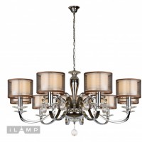 Подвесная люстра iLamp Mario RM16001/10 Хром Подвесная люстра iLamp Mario RM16001/10 Хром