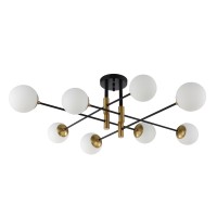 Светильник потолочный Crystal Lux FIDEL PL8 BLACK Светильник потолочный Crystal Lux FIDEL PL8 BLACK