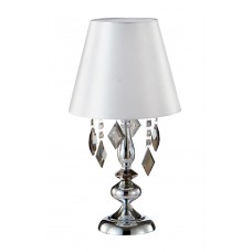 Настольная лампа Crystal Lux MERCEDES LG1 CHROME/SMOKE Настольная лампа Crystal Lux MERCEDES LG1 CHROME/SMOKE
