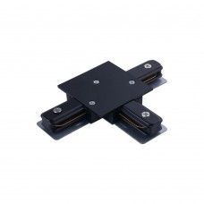Коннектор для однофазной трековой системы T-образный Nowodvorski Profile Recessed Black 8835 Коннектор для однофазной трековой системы T-образный Nowodvorski Profile Recessed Black 8835