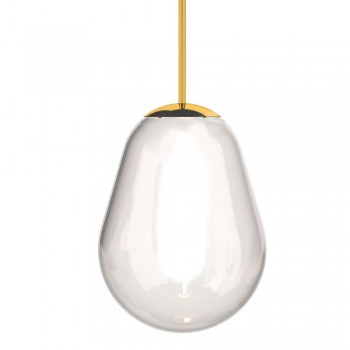 Плафон Nowodvorski Cameleon Pear S Transparent/Brass 8534