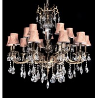 Хрустальная подвесная люстра Lumina Deco Lussinare LDP 9236-15