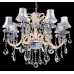 Хрустальная подвесная люстра Lumina Deco Denica LDP 66249-8 WT