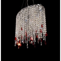 Хрустальная подвесная люстра Lumina Deco Aldonea LDP 7051-4 CHR Хрустальная подвесная люстра Lumina Deco Aldonea LDP 7051-4 CHR