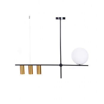 Подвесной светильник Lumina Deco Drino LDP 6042-4 BK+MD Подвесной светильник Lumina Deco Drino LDP 6042-4 BK+MD