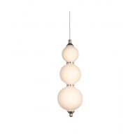 Подвесной светильник Lumina Deco Snowman LDP 6834-1 WT+CHR Подвесной светильник Lumina Deco Snowman LDP 6834-1 WT+CHR
