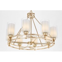 Подвесной светильник Lumina Deco Marietta LDP 8025-8 F.GD+WT Подвесной светильник Lumina Deco Marietta LDP 8025-8 F.GD+WT