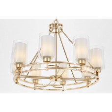 Подвесной светильник Lumina Deco Marietta LDP 8025-8 F.GD+WT