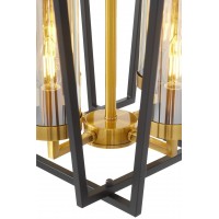 Подвесной светильник Lumina Deco Afres LDP 1246-4 BK+MD Подвесной светильник Lumina Deco Afres LDP 1246-4 BK+MD