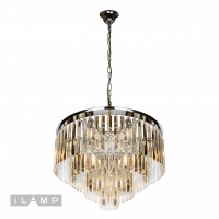 Подвесная люстра iLamp Triumph 7382/6+3+1P Хром Подвесная люстра iLamp Triumph 7382/6+3+1P Хром