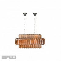 Подвесная люстра iLamp Destiny MD0267-14B CHROME+BROWN Подвесная люстра iLamp Destiny MD0267-14B CHROME+BROWN