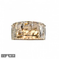 Настенный светильник iLamp PANORAMA W2550-2 NICKEL Настенный светильник iLamp PANORAMA W2550-2 NICKEL