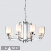 Светильник подвесной iLamp King RM6201-8 CR+CL Светильник подвесной iLamp King RM6201-8 CR+CL