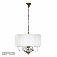 Подвесная люстра iLamp Lucia P5784-6 Хром+белый Подвесная люстра iLamp Lucia P5784-6 Хром+белый