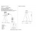 Подвесной комплект Crystal Lux KIT JM 500