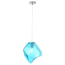 Светильник подвесной Crystal Lux NUESTRO SP1 CHROME/BLUE