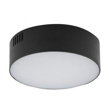 Потолочный cветильник Nowodvorski Lid Round Led Black 10406