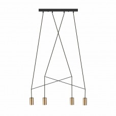 Подвесная люстра Nowodvorski Imbria Brass/Black 7957 Подвесная люстра Nowodvorski Imbria Brass/Black 7957
