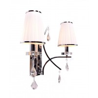 Бра Lumina Deco Glamour LDW 66247-2 WT+CHR Бра Lumina Deco Glamour LDW 66247-2 WT+CHR