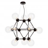 Подвесной светильник Lumina Deco Zodiak LDP 160N-12 BK+PR