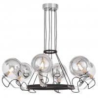 Подвесной светильник Lumina Deco LDP 9110-6 BK+CHR Подвесной светильник Lumina Deco LDP 9110-6 BK+CHR