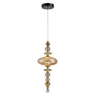 Светильник подвесной Belfast Herbison A1933 / C / A3 CA GL Золотой / Стекло / Янтарный Светильник подвесной Belfast Herbison A1933 / C / A3 CA GL Золотой / Стекло / Янтарный