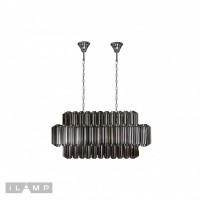 Подвесная люстра iLamp Destiny MD0267-14A CHROME+SMOKY GRAY Подвесная люстра iLamp Destiny MD0267-14A CHROME+SMOKY GRAY