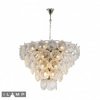 Подвесной светильник iLamp ROCKFELLER P2549-18 NICKEL Подвесной светильник iLamp ROCKFELLER P2549-18 NICKEL