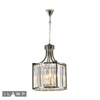 Подвесной светильник iLamp QEENS P2553-4 NICKEL Подвесной светильник iLamp QEENS P2553-4 NICKEL
