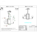 Светильник подвесной iLamp King RM6201-10+5 CR+CL