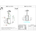 Светильник подвесной iLamp King RM6201-8+4 CR+CL