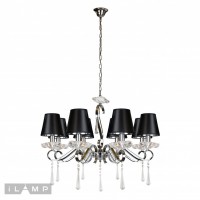 Подвесная люстра iLamp Stella RM1684/8 Хром Подвесная люстра iLamp Stella RM1684/8 Хром