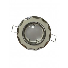 16-MR16-5.3-Wh-Ch Светильник точечный белый-хром