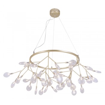 Светильник подвесной Crystal Lux EVITA SP45 D GOLD/TRANSPARENT