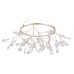 Светильник подвесной Crystal Lux EVITA SP45 D GOLD/TRANSPARENT