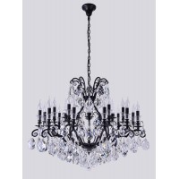Люстра Crystal Lux MAGNIFICO SP19 BLACK/TRANSPARENT