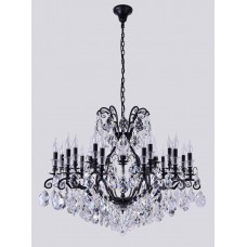 Люстра Crystal Lux MAGNIFICO SP19 BLACK/TRANSPARENT