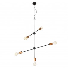 Подвесная люстра Nowodvorski Sticks Black/Brass 6270 Подвесная люстра Nowodvorski Sticks Black/Brass 6270