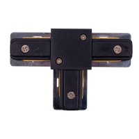 Коннектор для однофазной трековой системы T-образный Nowodvorski Profile Black 9186 Коннектор для однофазной трековой системы T-образный Nowodvorski Profile Black 9186