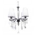 Хрустальная подвесная люстра Lumina Deco Alessia LDP 1726-4 CHR