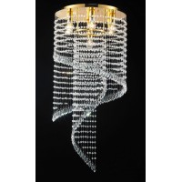 Хрустальная потолочная люстра Lumina Deco Precisio LDC 7053-7A GD